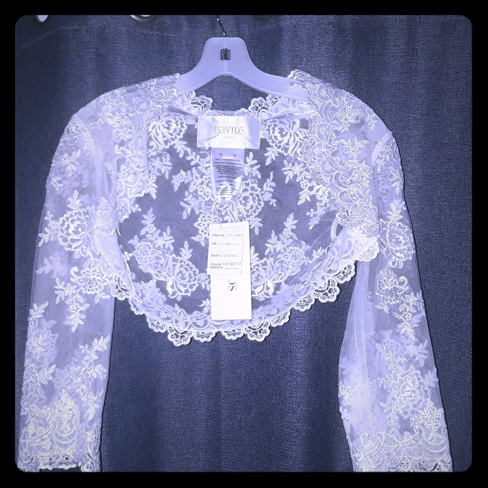 Wedding gown shawl